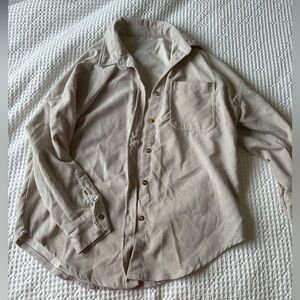 Corduroy shacket